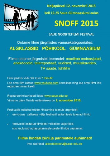 02. SNOFF 2015 plakat